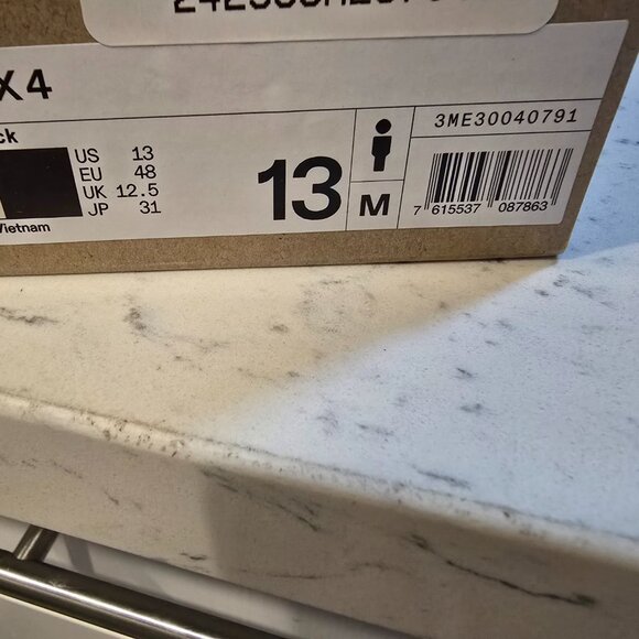 On Cloud X 4 Ivory Black Men's Athletic Shoes 3ME30040791 Size 13 Running Trail - Picture 11 of 11